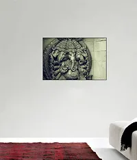 Trendy Lord Ganesha Decorative Multicolor Wall Poster (Pvc Vinyl 18X12)-Psyposter95-thumb1