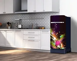 Psychedelic Collection Abstract Colourfull Design Fridge Wrap Decorative Sticker (120 CmX60Cm)-thumb4