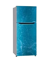 Psychedelic Collection Blue Water Sky Decorative Extra Large PVC Vinyl Fridge Sticker (Multicolor, 60 cm X 160 cm)-thumb3