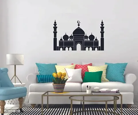 Trendy Decorative Beautiful Black Decal Islamic Sticker 60X90Is 93-thumb2