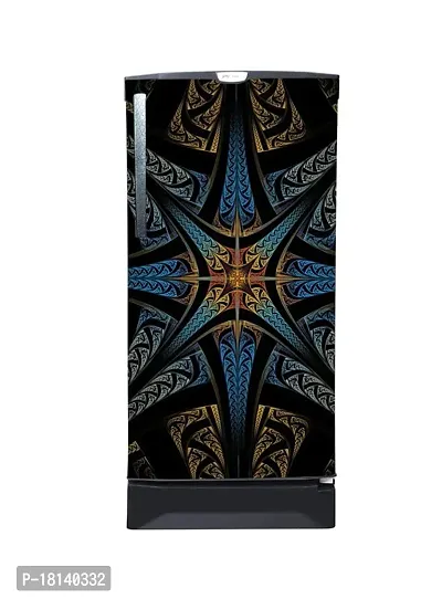 Trendy Abstract Design Colorfull Decorative Fridge Sticker Multicolor Vinyl 120X60-Sdpcfs440-thumb3