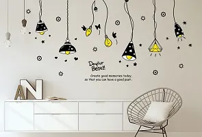 Psychedelic Collection Wall Sticker for Living Room (Light on!, Ideal Size on Wall: 175 cm x 85 cm)-thumb3