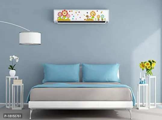 Trendy Multi Color Decorative Air Conditioner Sticker - Ac Stickerpcac132-thumb2