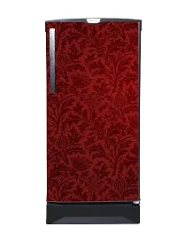 Trendy Abstract Design Decorative Colourfull Fridge Sticker (Multicolor Vinyl 120X60)-Sdpcfs397-thumb1