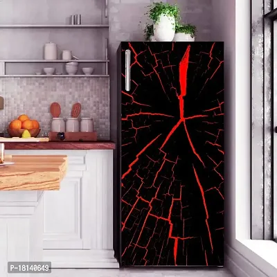 Trendy Abstract Colourfull Design Fridge Wrap Decorative Sticker (120 Cmx60Cm )-thumb2