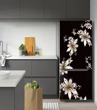 Trendy Abstract Design Colourfull Flower Fridge Sticker Fridge Wrap Decorative Sticker (Pvc Vinyl 160X60)-Psypcfs315-thumb3