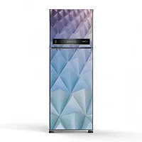 Psychedelic Collection HD 3D TringleDecorative Extra Large PVC Vinyl Fridge Sticker (Multicolor, 60 cm X 160 cm)-thumb1