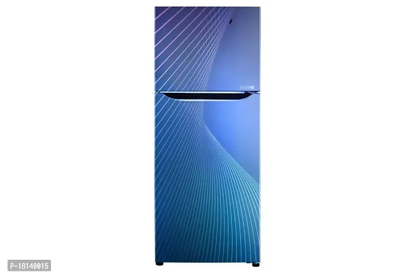 Trendy Abstract Sky Line Fridge Wallpaper Poster Adhesive Vinyl Sticker Fridge Wrap Decorative Sticker (Pvc Vinyl, Multicolor, 60 Cm X 160 Cm)-thumb0