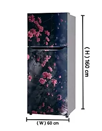 Advait Designs - Abstract Natural Pink Flower Wallpaper Poster Adhesive Vinyl Sticker Fridge wrap Decorative Sticker (PVC Vinyl Covering Area 60cm X 160cm) FD174-thumb2