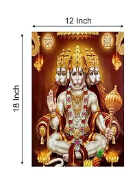 Psychedelic Collection Hanuman JI Multicolor Wall Posters 18x12-thumb4