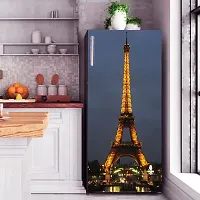 Psychedelic Collection - Vinly Eiffel Tower Decorate with Lighting Self Adhesive Vinyl Sticker Fridge wrap Decorative Sticker (PVC Vinyl Covering Area 60 cm X 160 cm )HK-thumb1