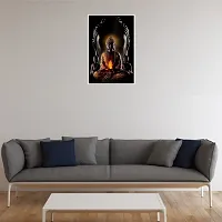 Psychedelic Collection ful Black Buddha Multicolor Wall Posters 18x12-thumb3