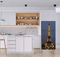 Psychedelic Collection - Vinly Eiffel Tower Decorate with Lighting Self Adhesive Vinyl Sticker Fridge wrap Decorative Sticker (PVC Vinyl Covering Area 60 cm X 160 cm )HK-thumb3