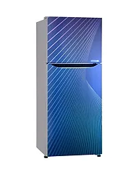 Trendy Abstract Sky Line Fridge Wallpaper Poster Adhesive Vinyl Sticker Fridge Wrap Decorative Sticker (Pvc Vinyl, Multicolor, 60 Cm X 160 Cm)-thumb1