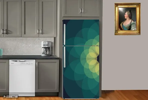 Psychedelic Collection Vinly HD 3D DesingDecorative Extra Large PVC Vinyl Fridge Sticker (Multicolor, 60 cm X 160 cm)_PCFS122_WP-thumb4