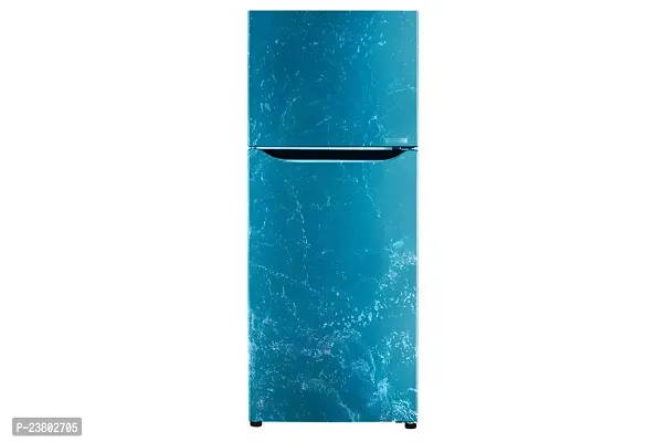 Psychedelic Collection Blue Water Sky Decorative Extra Large PVC Vinyl Fridge Sticker (Multicolor, 60 cm X 160 cm)