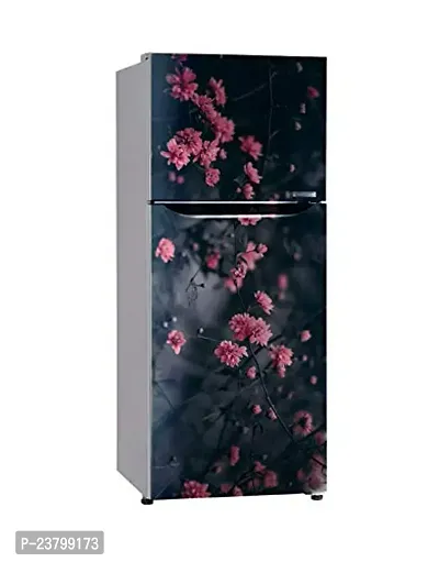 Advait Designs - Abstract Natural Pink Flower Wallpaper Poster Adhesive Vinyl Sticker Fridge wrap Decorative Sticker (PVC Vinyl Covering Area 60cm X 160cm) FD174-thumb4