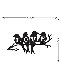 Psychedelic Collection Beautiful Love Birds Sitting on Tree Mirror Blue Acrylic Sticker Hexagon Mirror, Hexagon Mirror Wall Stickers, Mirror Stickers for Wall Large Size, Sticker Mirror-thumb3