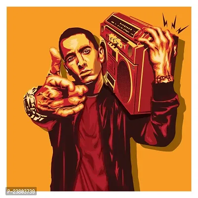 Psychedelic Collection Eminem Lose Yello Multicolor Wall Posters 18x12