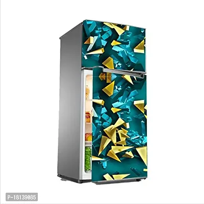 Trendy 3D Colorfuldecorative Extra Large Pvc Vinyl Fridge Sticker (Multicolor, 60 Cm X 160 Cm)-thumb4