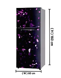 Psychedelic Collection Abstract Decorative Violet colourfull Design Wallpaper Poster Adhesive Vinyl Sticker Fridge wrap Decorative Sticker (PVC Vinyl Covering Area 60cm X 160cm )-thumb2