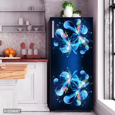 Psychedelic Collection Abstract Colourful Design Fridge Wrap Vinyl Decorative Sticker (120 X 60Cm)-thumb2