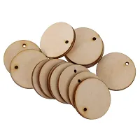 Psychedelic Collection Paintable Blank Wood Circles for DIY Decoration Wooden Laser Cut for Decoration DIY Prodcuts (Pack of 50)-thumb2