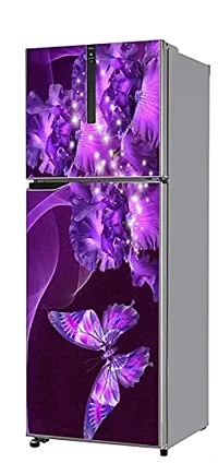 Psychedelic Collection Vinly HD 3D DesingDecorative Extra Large PVC Vinyl Fridge Sticker (Multicolor, 60 cm X 160 cm)_PCFS95_WP-thumb1