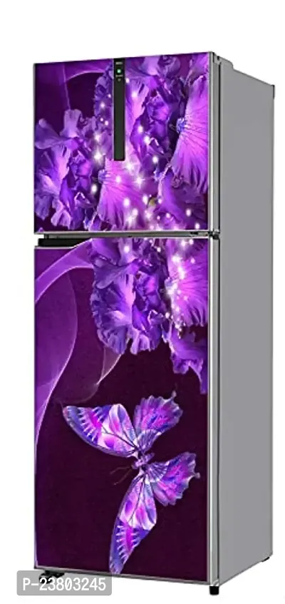 Psychedelic Collection Vinly HD 3D DesingDecorative Extra Large PVC Vinyl Fridge Sticker (Multicolor, 60 cm X 160 cm)_PCFS95_WP-thumb2