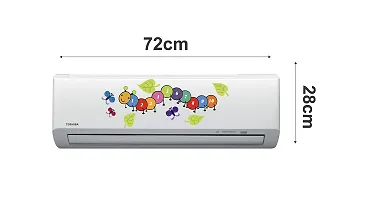 Trendy Multi Color Decorative Air Conditioner Sticker - Ac Stickerpcac140-thumb2