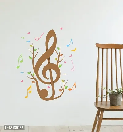 Trendy Creative Music Symbols Wall Sticker Multicolor Pvc Vinyl 75X70 Cm-thumb4