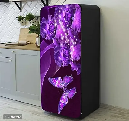 Psychedelic Collection Vinly HD 3D DesingDecorative Extra Large PVC Vinyl Fridge Sticker (Multicolor, 60 cm X 160 cm)_PCFS95_WP-thumb3