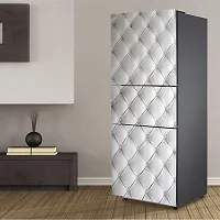 Psychedelic Collection Ornament Symmetry Texture Mapping Pattern metalDecorative Extra Large PVC Vinyl Fridge Sticker (Multicolor, 60 cm X 160 cm)_FD984_WP-thumb4