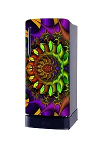 Trendy Abstract Design Colorfull Decorative Fridge Sticker Multicolor Vinyl 120X60-Sdpcfs441-thumb1