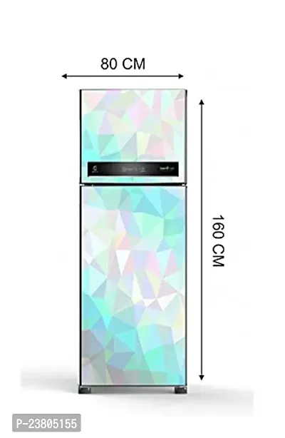 Psychedelic Collection Vinly HD 3D DesingDecorative Extra Large PVC Vinyl Fridge Sticker (Multicolor, 60 cm X 160 cm)_PCFS146_WP-thumb5