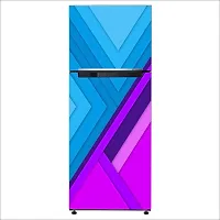 Psychedelic Collection 3D Digital Pattern artDecorative Extra Large PVC Vinyl Fridge Sticker (Multicolor, 60 cm X 160 cm)-thumb2