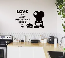 Psychedelic Collection - Multicolor Kitchen Loving Wall Sticker for Room, Office, Cafe-thumb2