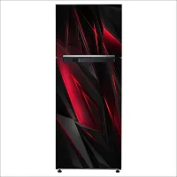 Trendy Gradient Red And Blackdecorative Extra Large Pvc Vinyl Fridge Sticker (Multicolor, 60 Cm X 160 Cm)-thumb2