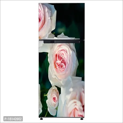 Trendy Pink Rose With Blurr Backgrounddecorative Extra Large Pvc Vinyl Fridge Sticker (Multicolor, 60 Cm X 160 Cm)-thumb3