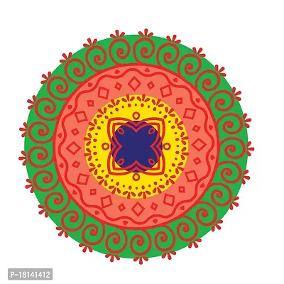 Trendy Diwali Special - Rangoli For Diwali Decoration Floor Sticker