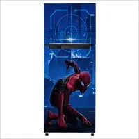 Psychedelic Collection Spider Man vs Doctor octopusDecorative Extra Large PVC Vinyl Fridge Sticker (Multicolor, 60 cm X 160 cm)_FD828_WP-thumb2