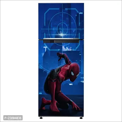 Psychedelic Collection Spider Man vs Doctor octopusDecorative Extra Large PVC Vinyl Fridge Sticker (Multicolor, 60 cm X 160 cm)_FD828_WP-thumb3