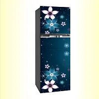 Trendy Abstract Decorative Pink Flower Vinyl Fridge Cover Wallpaper Poster Adhesive Vinyl Sticker Fridge Wrap Decorative Sticker (Pvc Vinyl Covering Area 60Cm X 160Cm )-thumb1