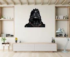 Psychedelic Collection Lord Shiva Multicolor Self Adhesive Wall Sticker TC21-thumb1