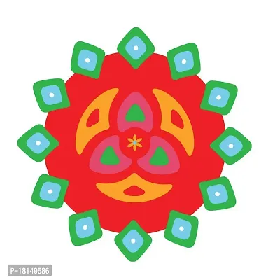 Trendy Diwali Special - Rangoli For Diwali Decoration Floor Sticker-thumb0