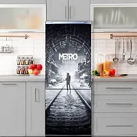 Psychedelic Collection Metro Exodus Last Light 4a gamesDecorative Extra Large PVC Vinyl Fridge Sticker (Multicolor, 60 cm X 160 cm)-thumb3