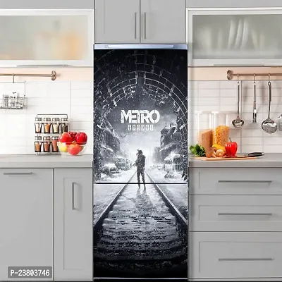 Psychedelic Collection Metro Exodus Last Light 4a gamesDecorative Extra Large PVC Vinyl Fridge Sticker (Multicolor, 60 cm X 160 cm)-thumb4