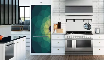 Psychedelic Collection Vinly HD 3D DesingDecorative Extra Large PVC Vinyl Fridge Sticker (Multicolor, 60 cm X 160 cm)_PCFS122_WP-thumb2