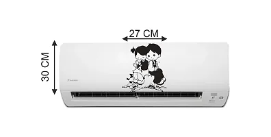 Psychedelic Collection Multi Color Decorative Air Conditioner Sticker - AC Sticker_PCAC209-thumb2