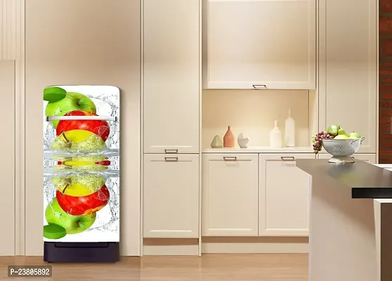 Psychedelic Collection Fruits Water Splash Decorative Fridge Sticker(Multicolor Vinyl 120X60)-SD_PCFS378-thumb4